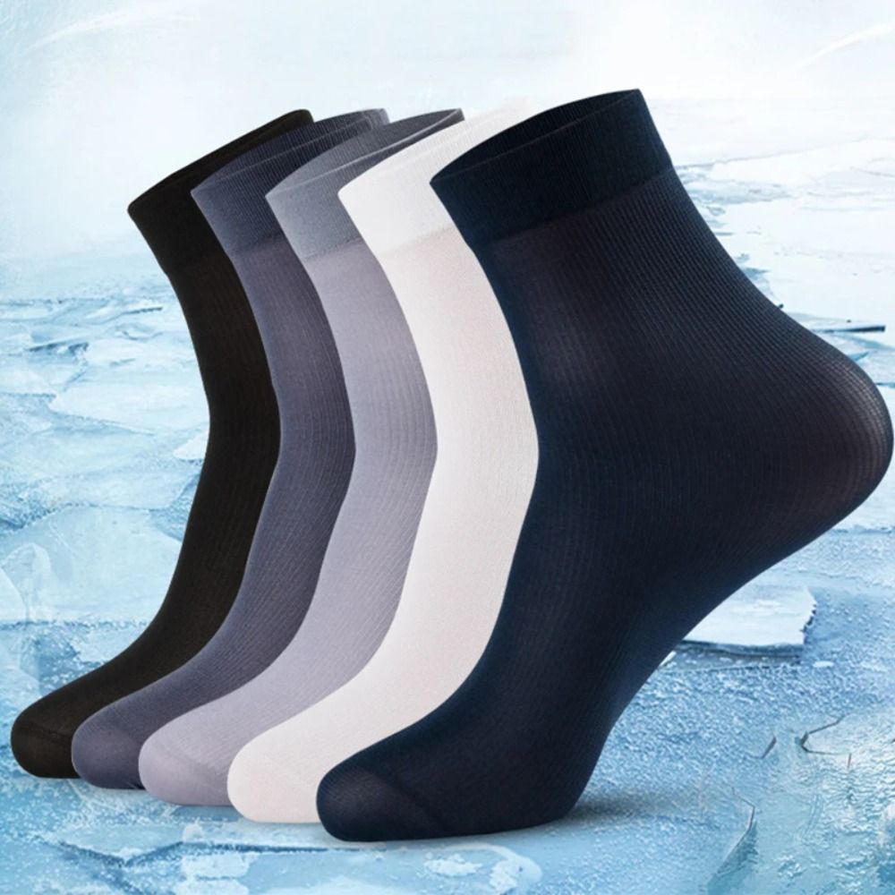 Silk Sock Bamboo - 10 paar casual ademende heren sokken