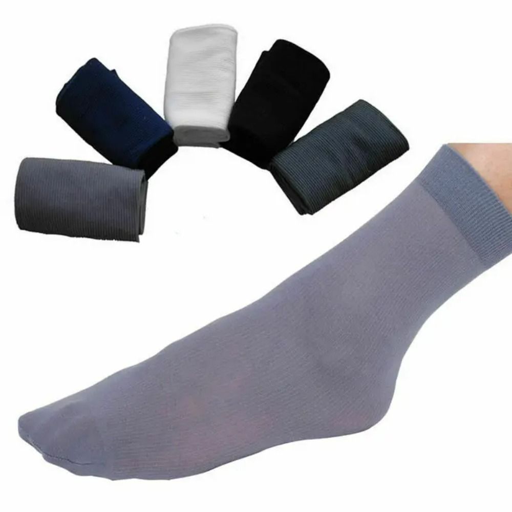 Silk Sock Bamboo - 10 paar casual ademende heren sokken