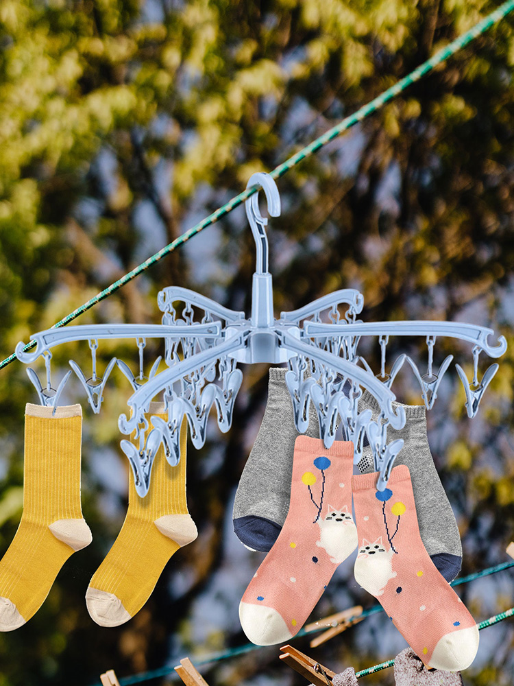 24 Clips Opvouwbare Kledingdro - Sock Organizer Tray recensie en prijs