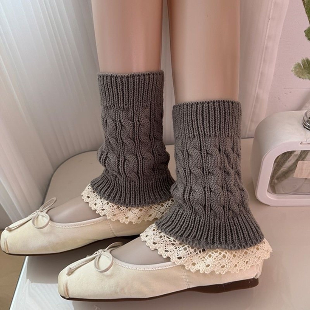 Vintage kanten gebreide beenwa - Boot Sock Slouchy recensie en prijs