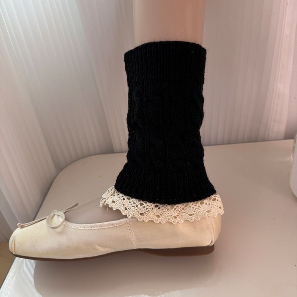 Vintage kanten gebreide beenwa - Boot Sock Slouchy recensie en prijs