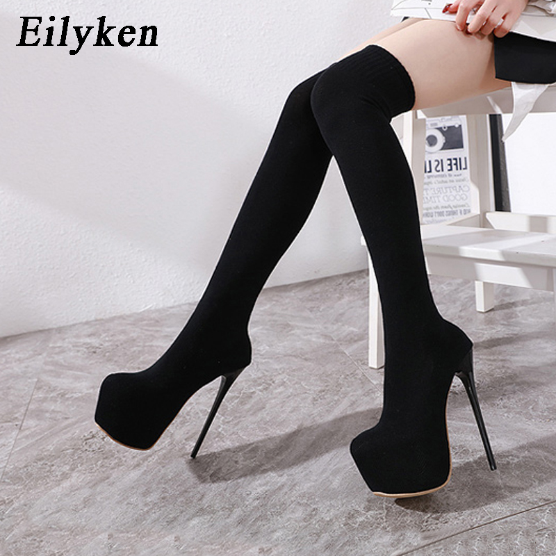 Eilyken 17CM Platform Hakken V - Knee High Sock Women recensie en prijs