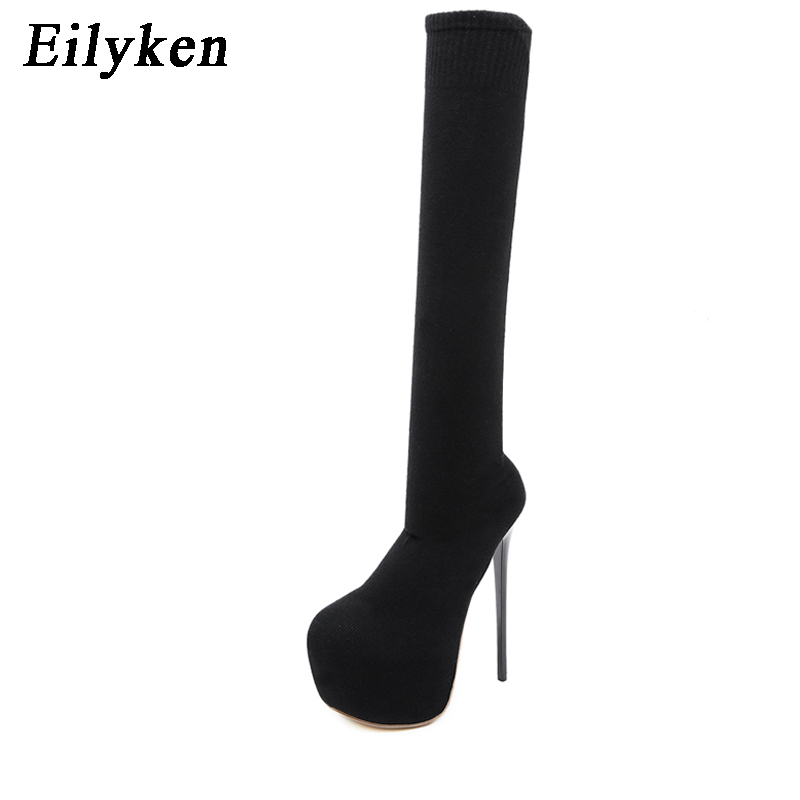 Eilyken 17CM Platform Hakken V - Knee High Sock Women recensie en prijs