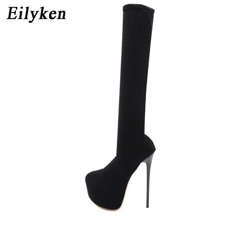 Eilyken 17CM Platform Hakken V - Knee High Sock Women recensie en prijs