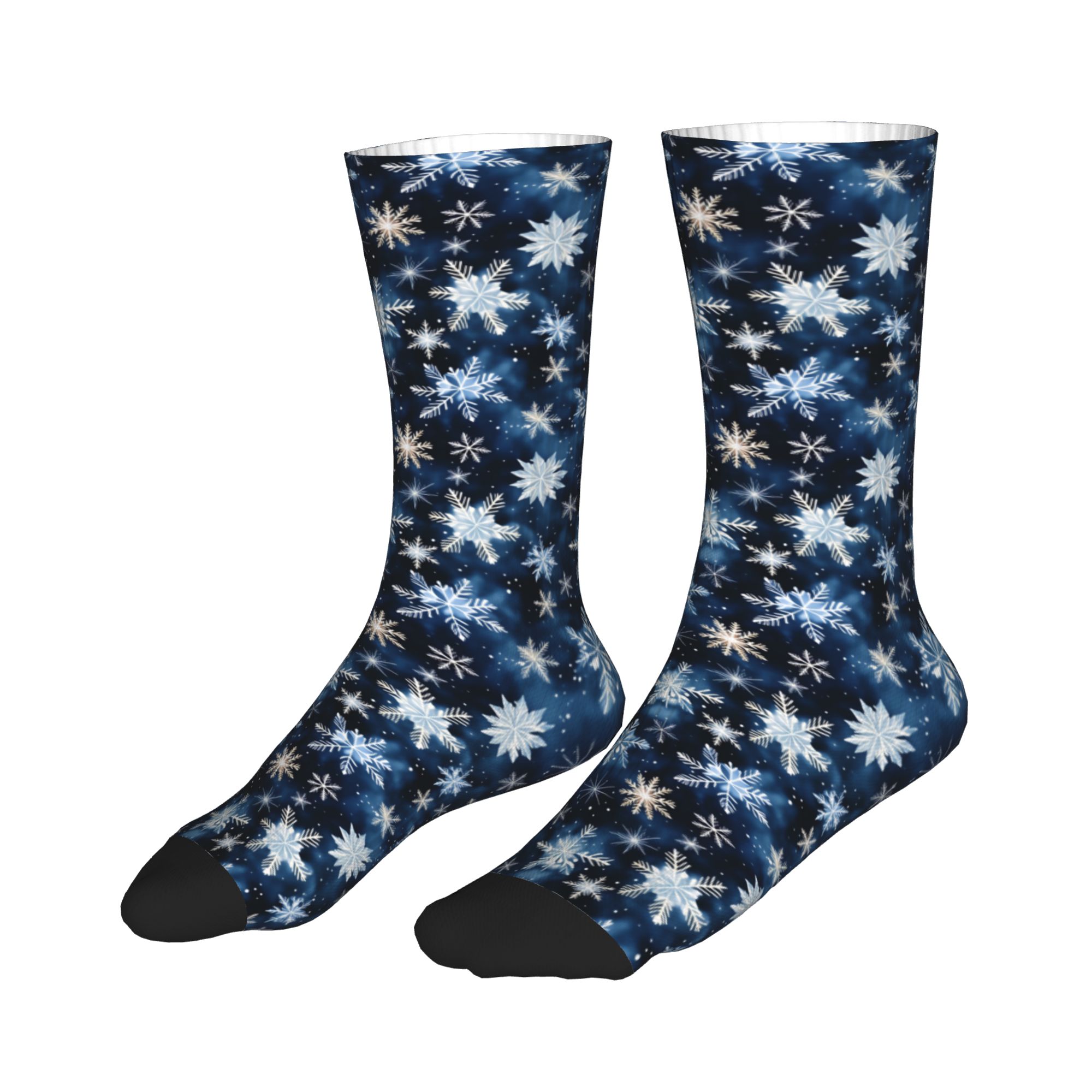 Marineblauwe sneeuwvlokpatroon - Dress Sock Men recensie en prijs