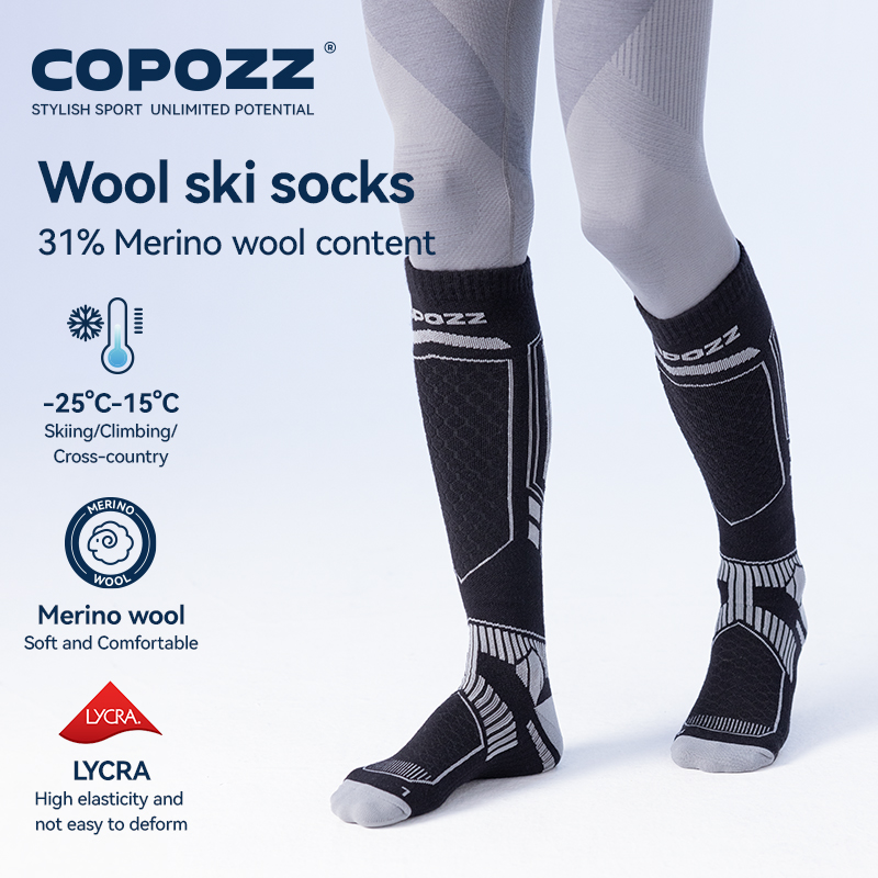 COPOZZ Nieuwe Winter Skisokken - Thermal Sock Winter recensie en prijs