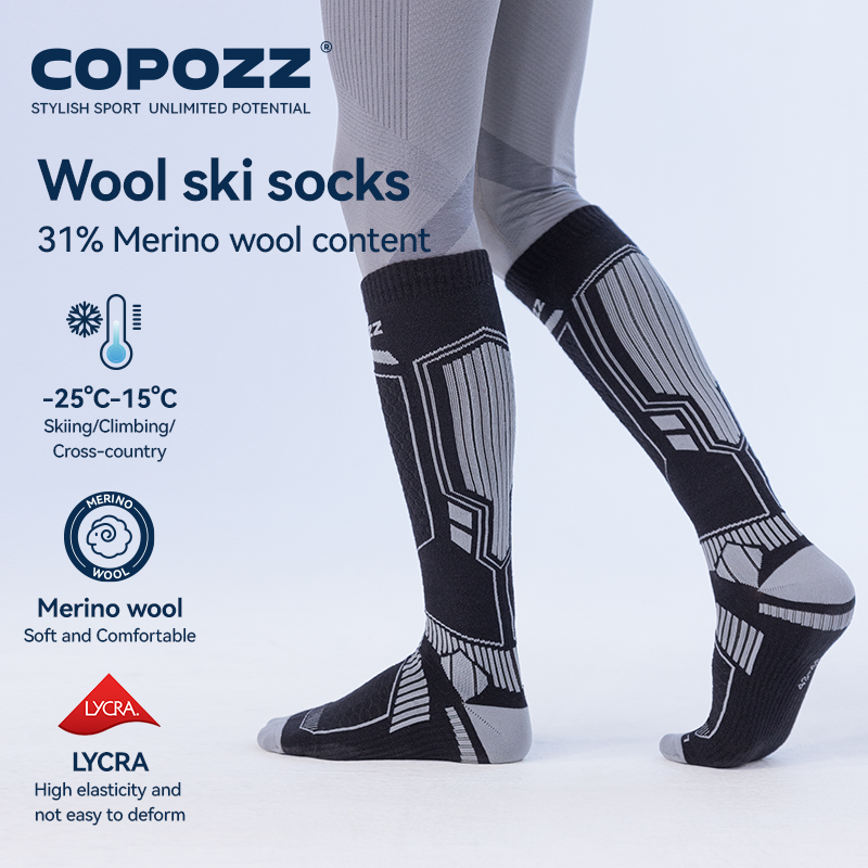 COPOZZ Nieuwe Winter Skisokken - Thermal Sock Winter recensie en prijs